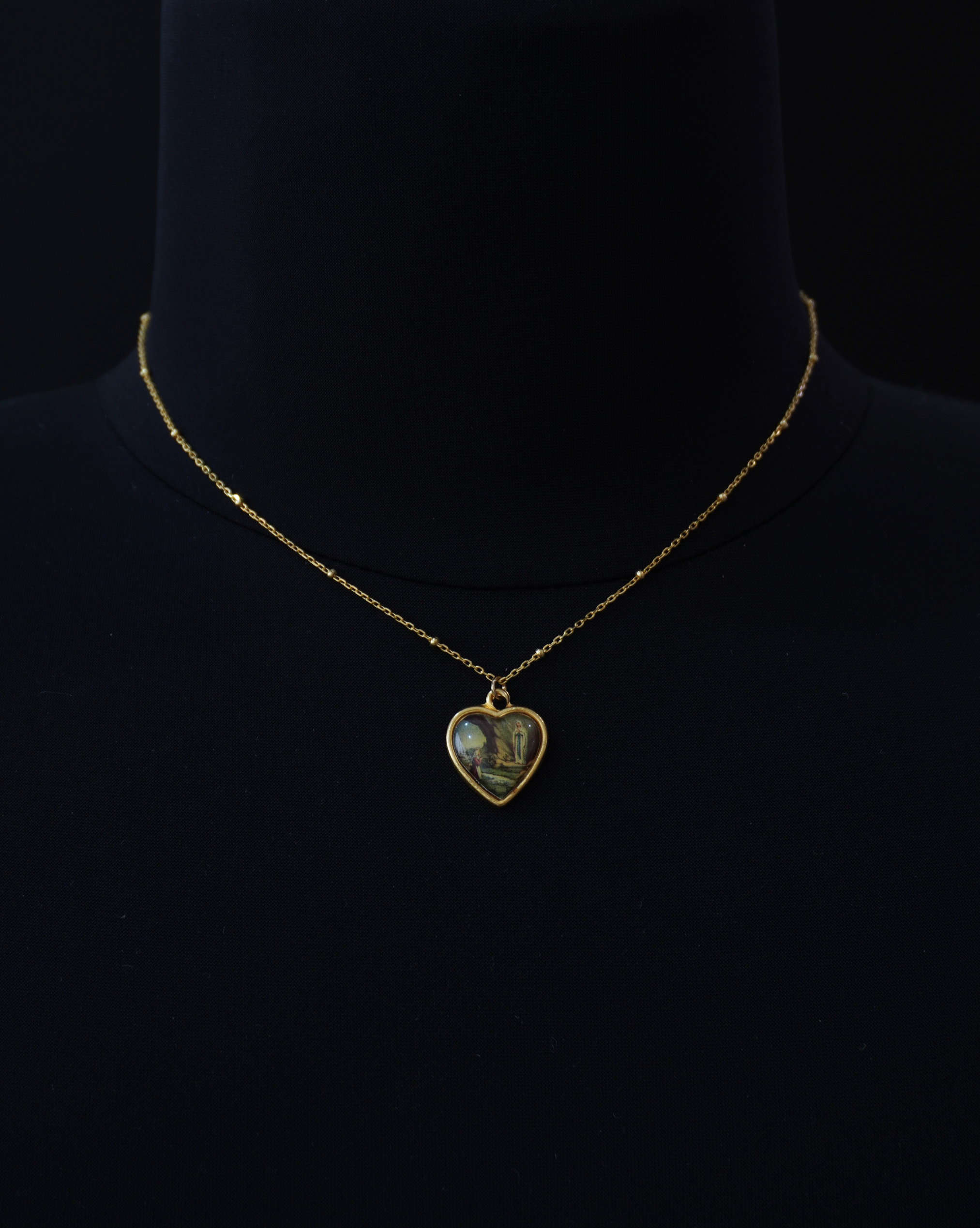 Lourdes Apparition Heart