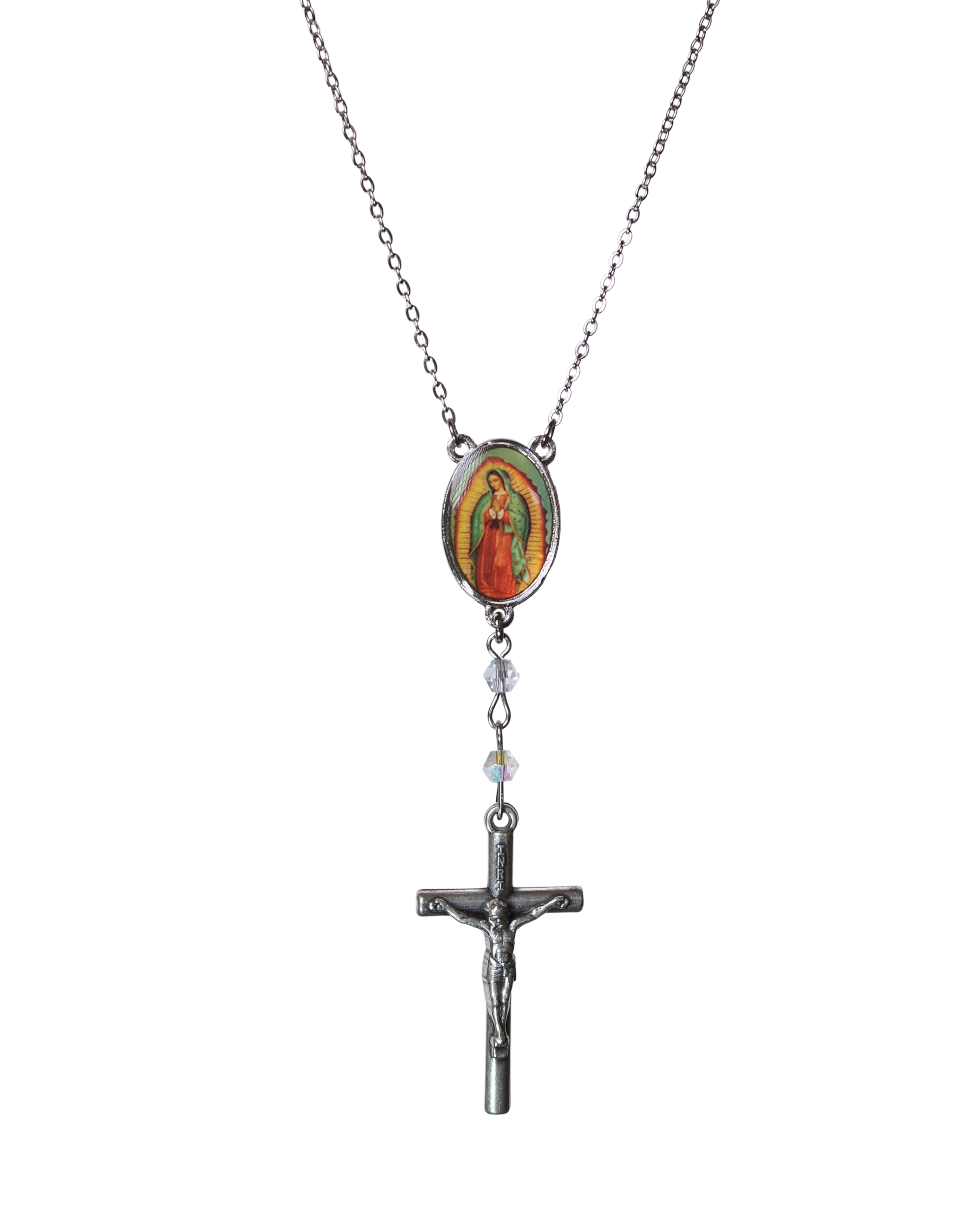 Our Lady of Guadalupe with Crucifix
