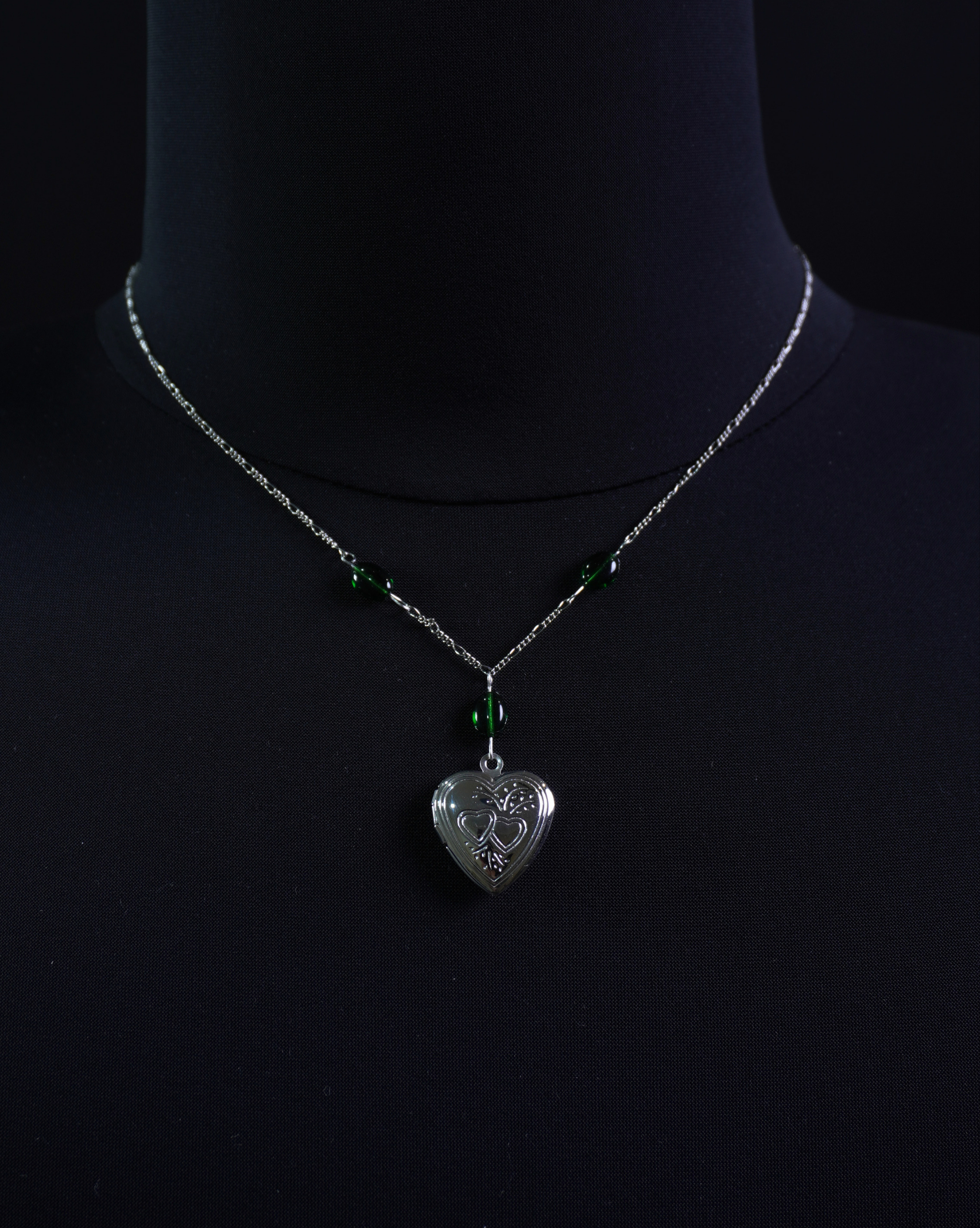 Chrome Green Locket