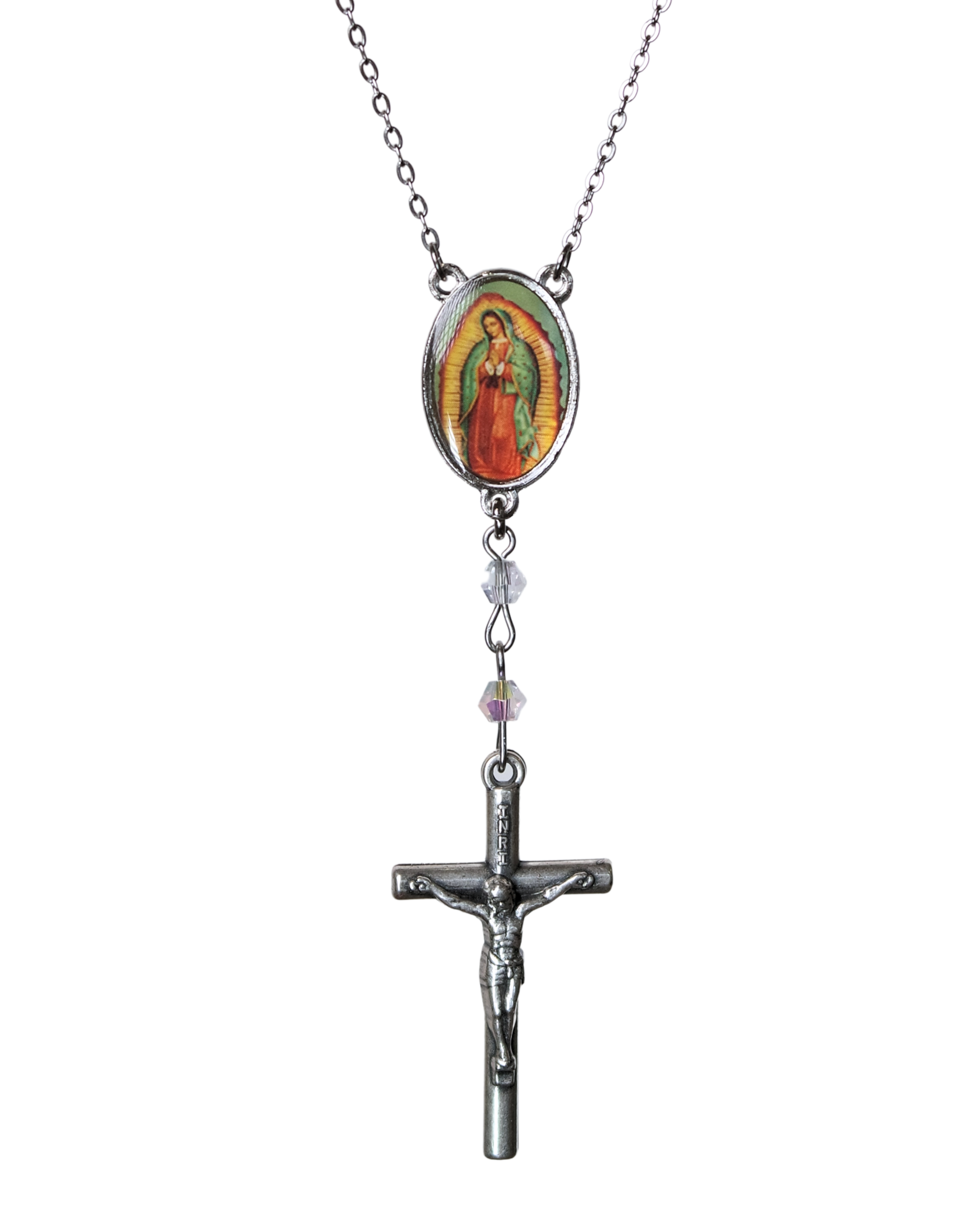 Our Lady of Guadalupe with Crucifix