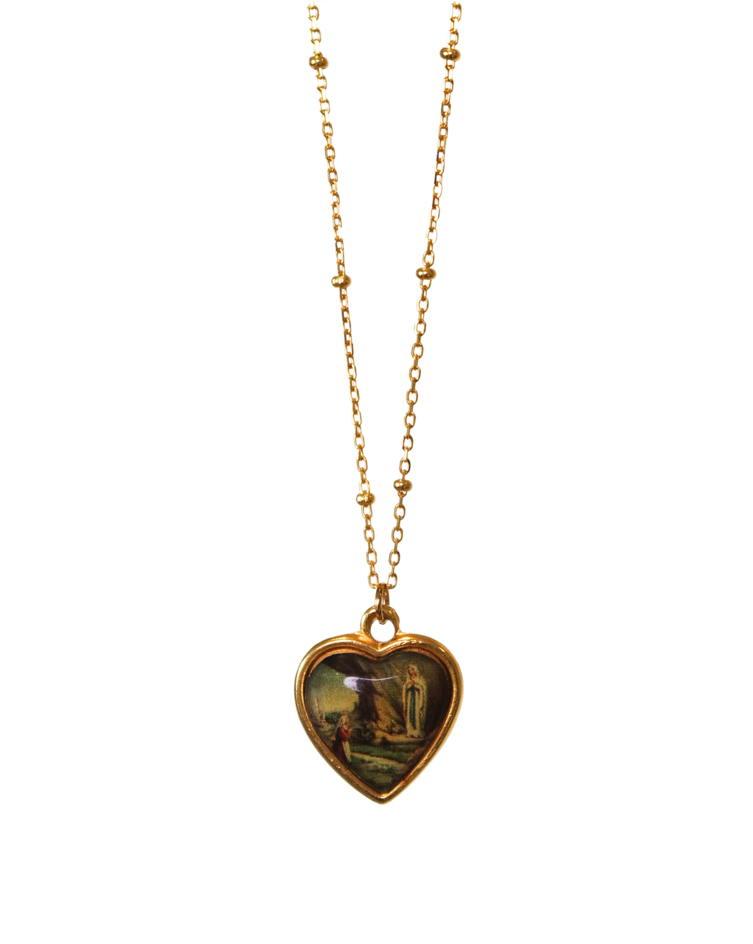 Lourdes Apparition Heart